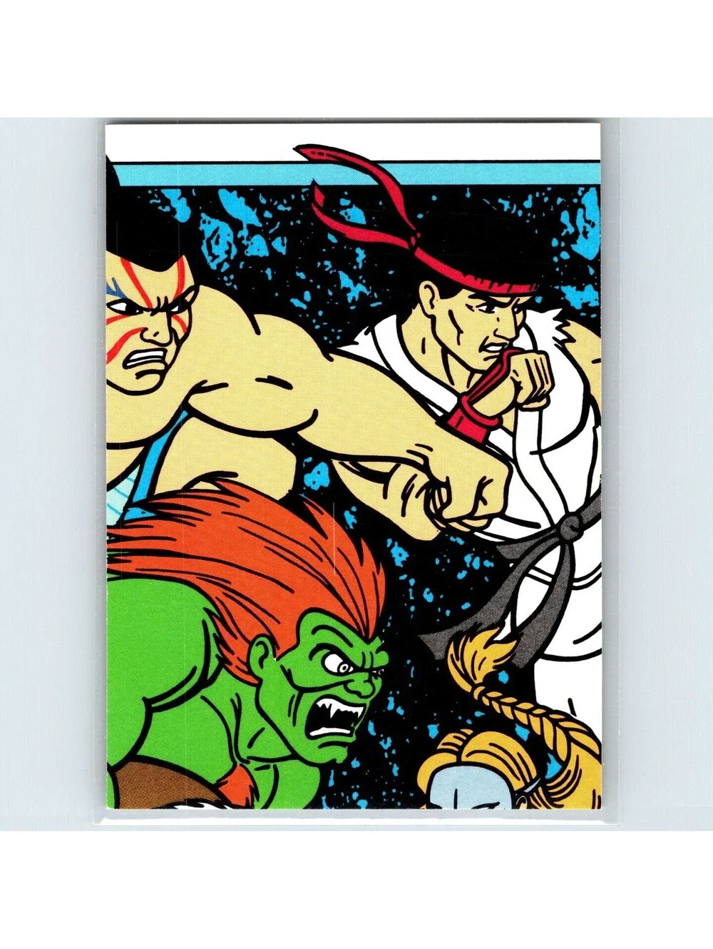 1993 Topps Street Fighter II Dhalsim #4 Stickers